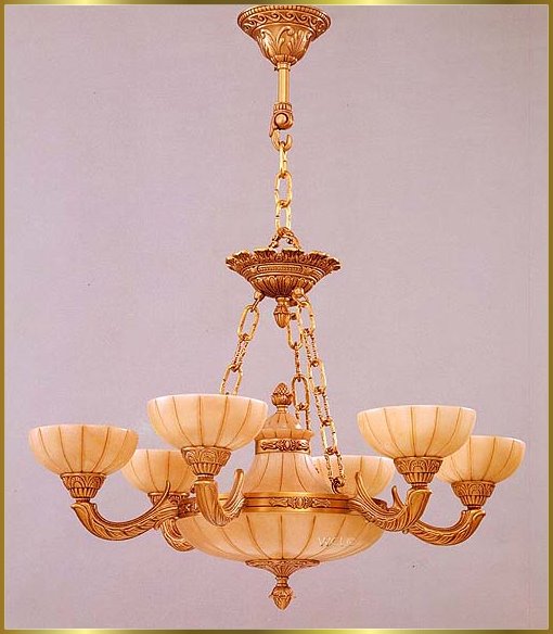 Alabaster Chandeliers Model: RL 1542-82